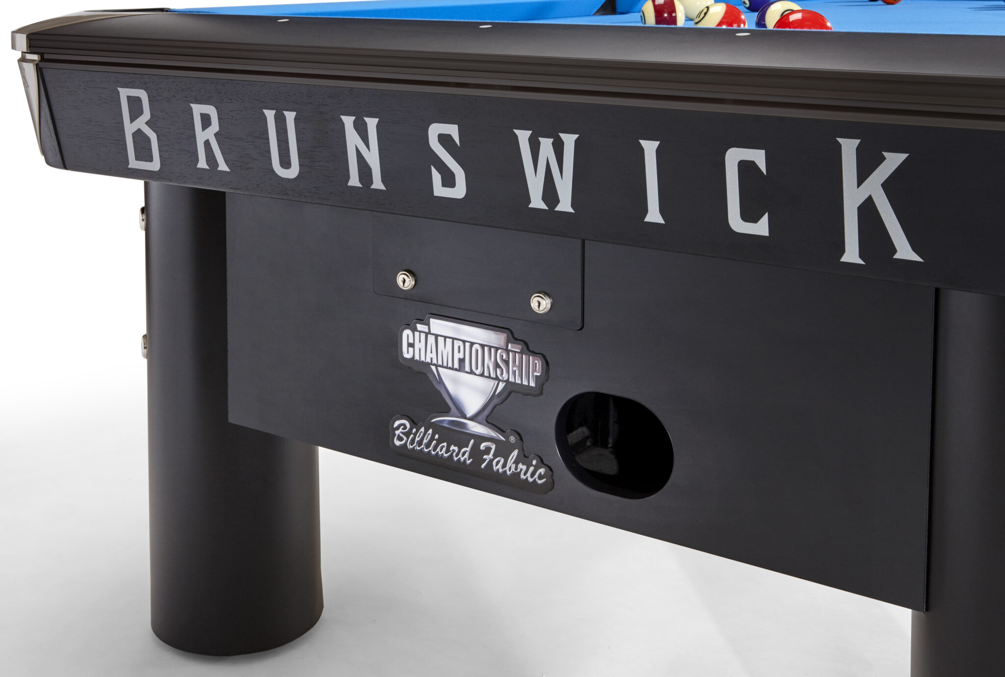 Brunswick Billiards New Gold Crown Coin Table