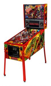 Stern Pinball Deadpool LE cabinet