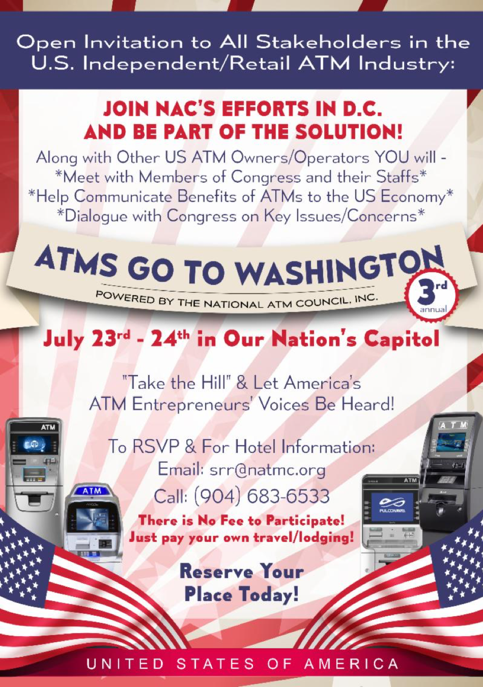 ATMs Go to Washington