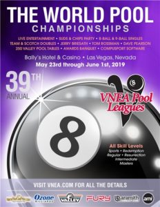 39th Annual World Pool Championships Kick Off