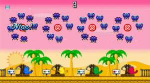 Retro Raccoons game shot