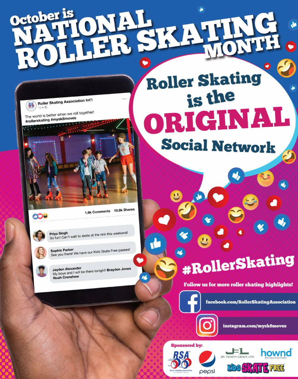 October is National Roller Skating Month