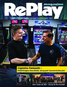 RePlay May 2024 Cover - Jersey Jack Pinball - 325