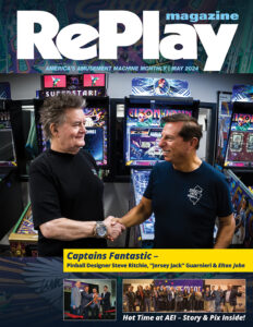 RePlay May 2024 Cover - Jersey Jack Pinball - 4 inch