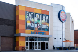 Dave & Buster's exterior - editorial use only