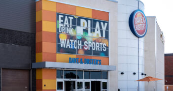 Dave & Buster's exterior - editorial use only