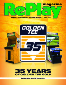 RePlay July 2024 Cover - Incredible Technologies -full size